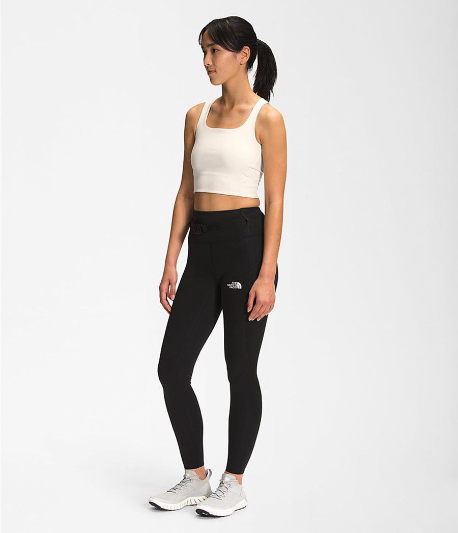 Dámské Tank Tops The North Face Ruby Hill Rib-Knit Bílé | CLSPMGW-34