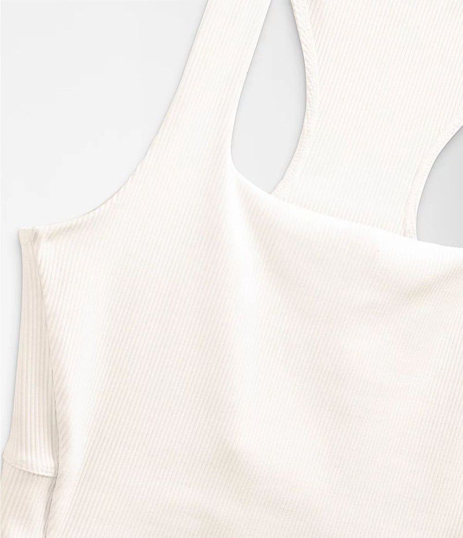 Dámské Tank Tops The North Face Ruby Hill Rib-Knit Bílé | CLSPMGW-34
