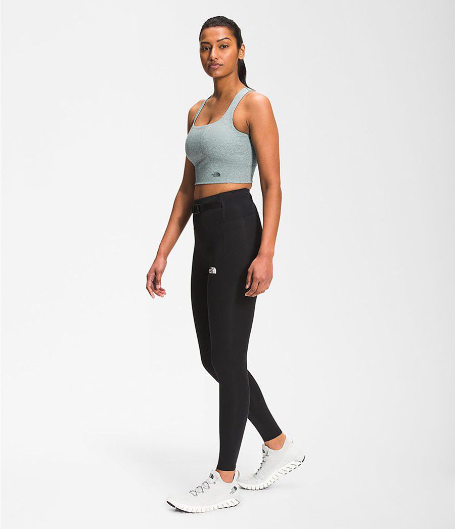 Dámské Tank Tops The North Face Ruby Hill Rib-Knit Zelene | RNQZYIP-48