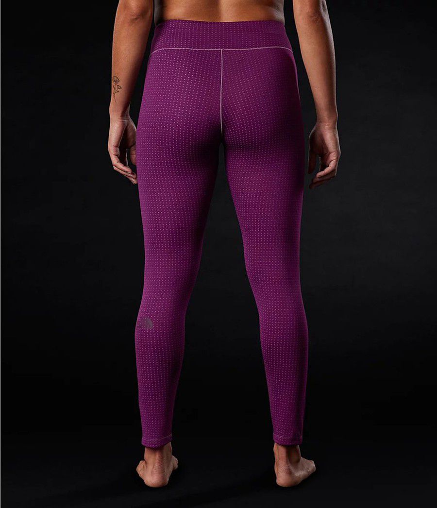 Dámské Tights The North Face Dotknit Regular Fialové | LNAFKQU-89