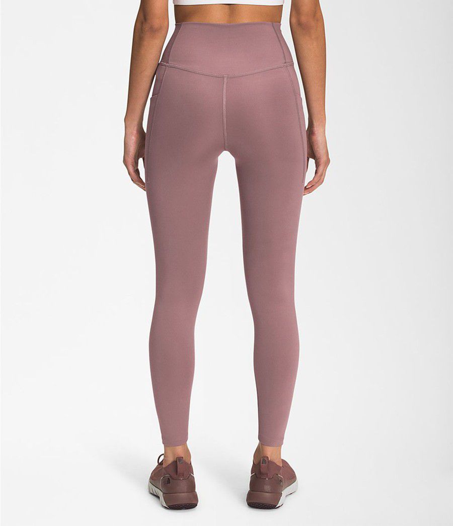 Dámské Tights The North Face Motivation High-Rise 7/8 Pocket Regular Světle Fialové | NZSTEVK-78