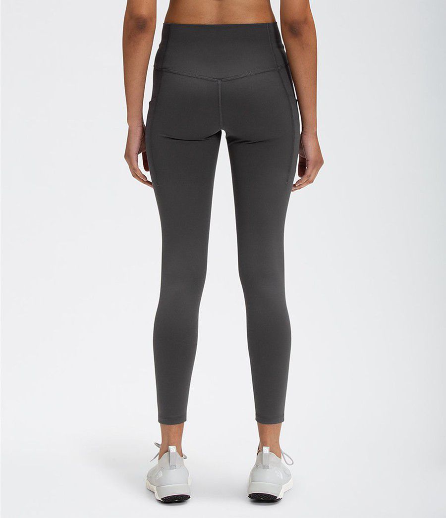 Dámské Tights The North Face Motivation High-Rise 7/8 Pocket Regular Šedé | RAGLNZC-89