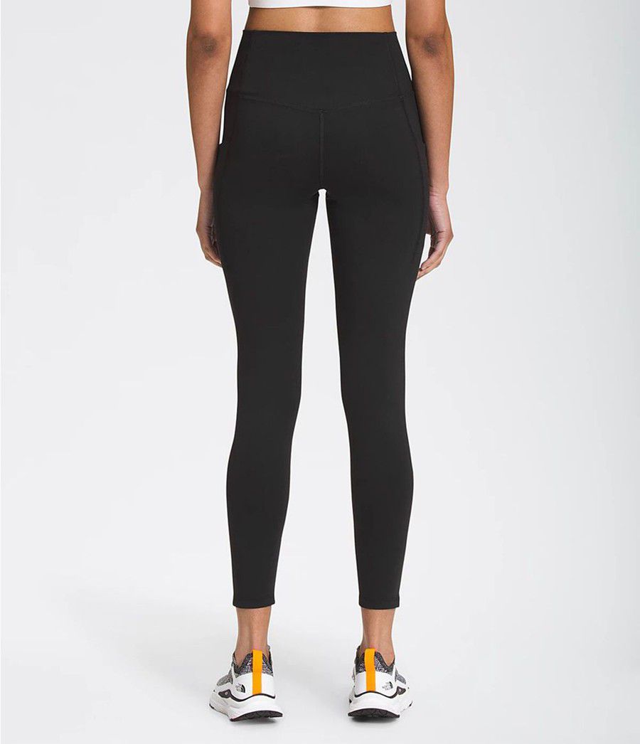 Dámské Tights The North Face Motivation High-Rise 7/8 Pocket Regular Černé | AGLUNZW-60