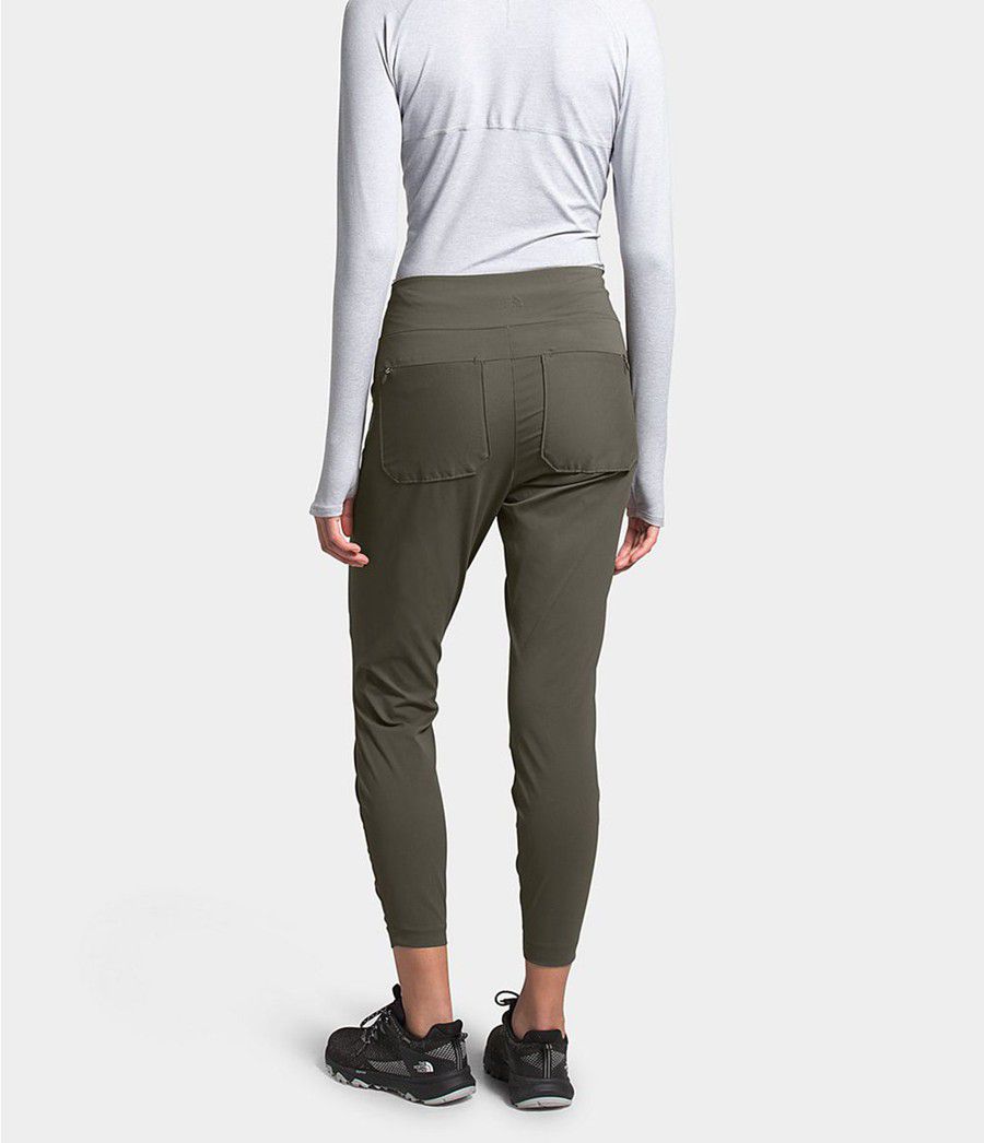 Dámské Tights The North Face Paramount Hybrid High-Rise Taupe | KMUPRCL-41