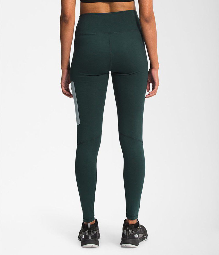 Dámské Tights The North Face Paramount Regular Tmavě Zelene | FYWGBMX-28