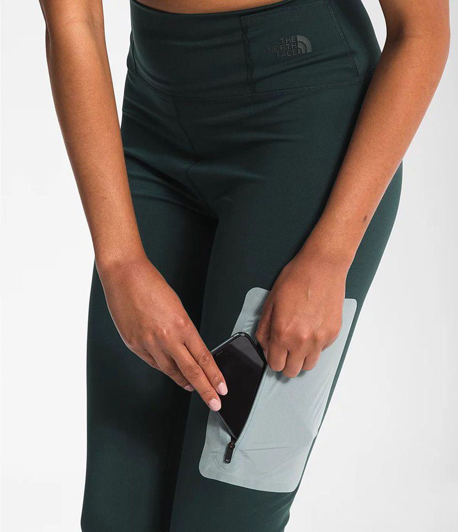 Dámské Tights The North Face Paramount Regular Tmavě Zelene | FYWGBMX-28