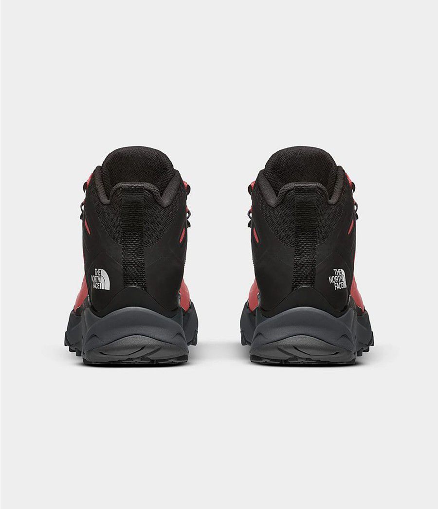 Dámské Turistické Boty The North Face Vectiv Exploris Mid Futurelight Červené Černé | CBEWJHI-93