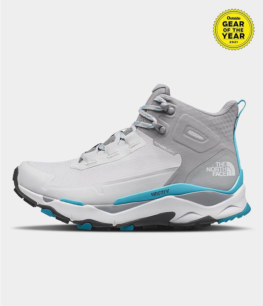 Dámské Turistické Boty The North Face Vectiv Exploris Mid Futurelight Šedé | ONYTBFR-40