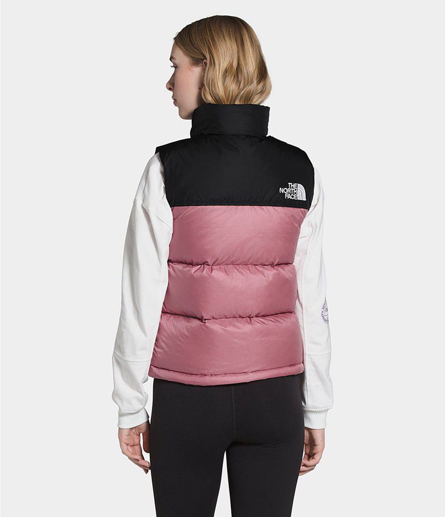 Dámské Vests The North Face 1996 Retro Nuptse Růžové | KGHVCTL-17
