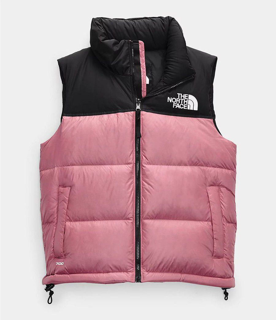 Dámské Vests The North Face 1996 Retro Nuptse Růžové | KGHVCTL-17