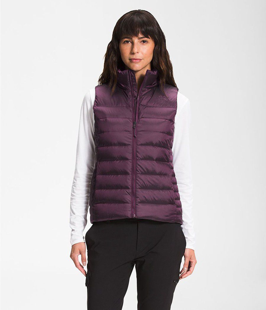 Dámské Vests The North Face Aconcagua Fialové | XYSPKCQ-25