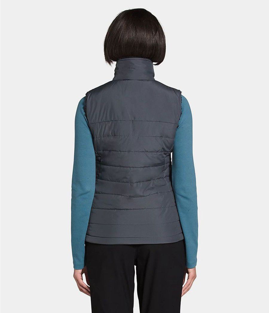 Dámské Vests The North Face Mossbud Insulated Reversible Šedé | LVCMEPG-80