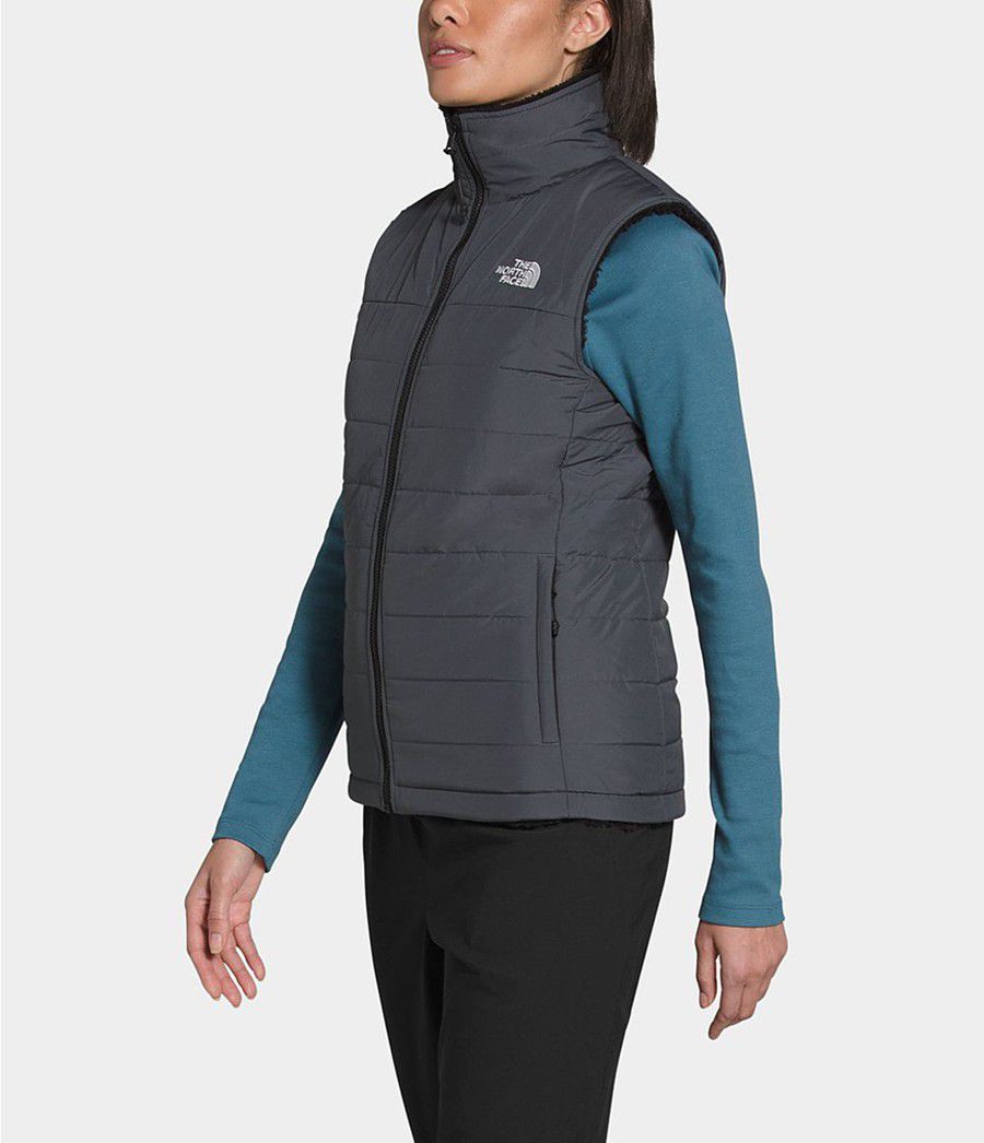 Dámské Vests The North Face Mossbud Insulated Reversible Šedé | LVCMEPG-80