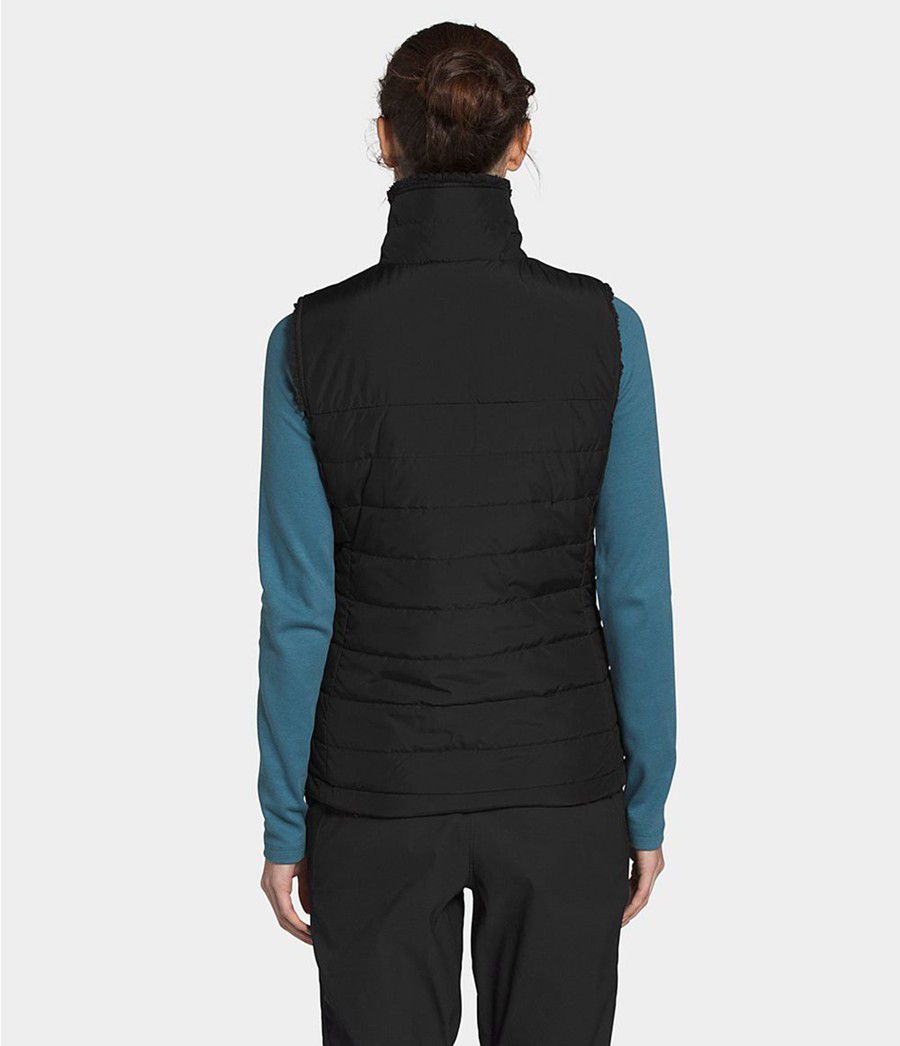 Dámské Vests The North Face Mossbud Insulated Reversible Černé | PFVERIM-15