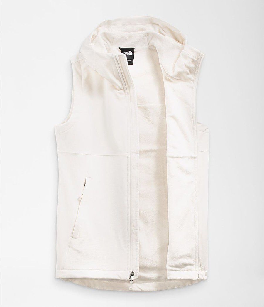 Dámské Vests The North Face Shelbe Raschel Hooded Bílé | ATLEYCI-91