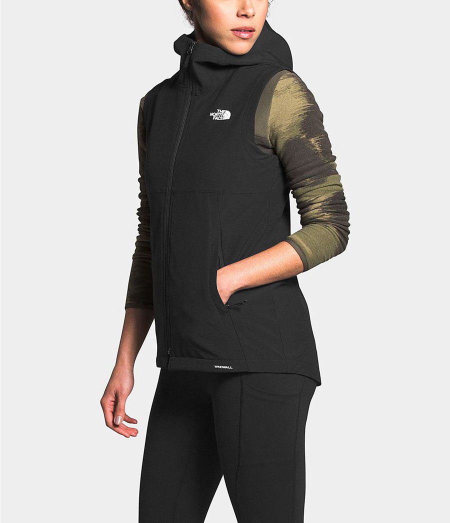 Dámské Vests The North Face Shelbe Raschel Hooded Černé | LPDWGYC-23