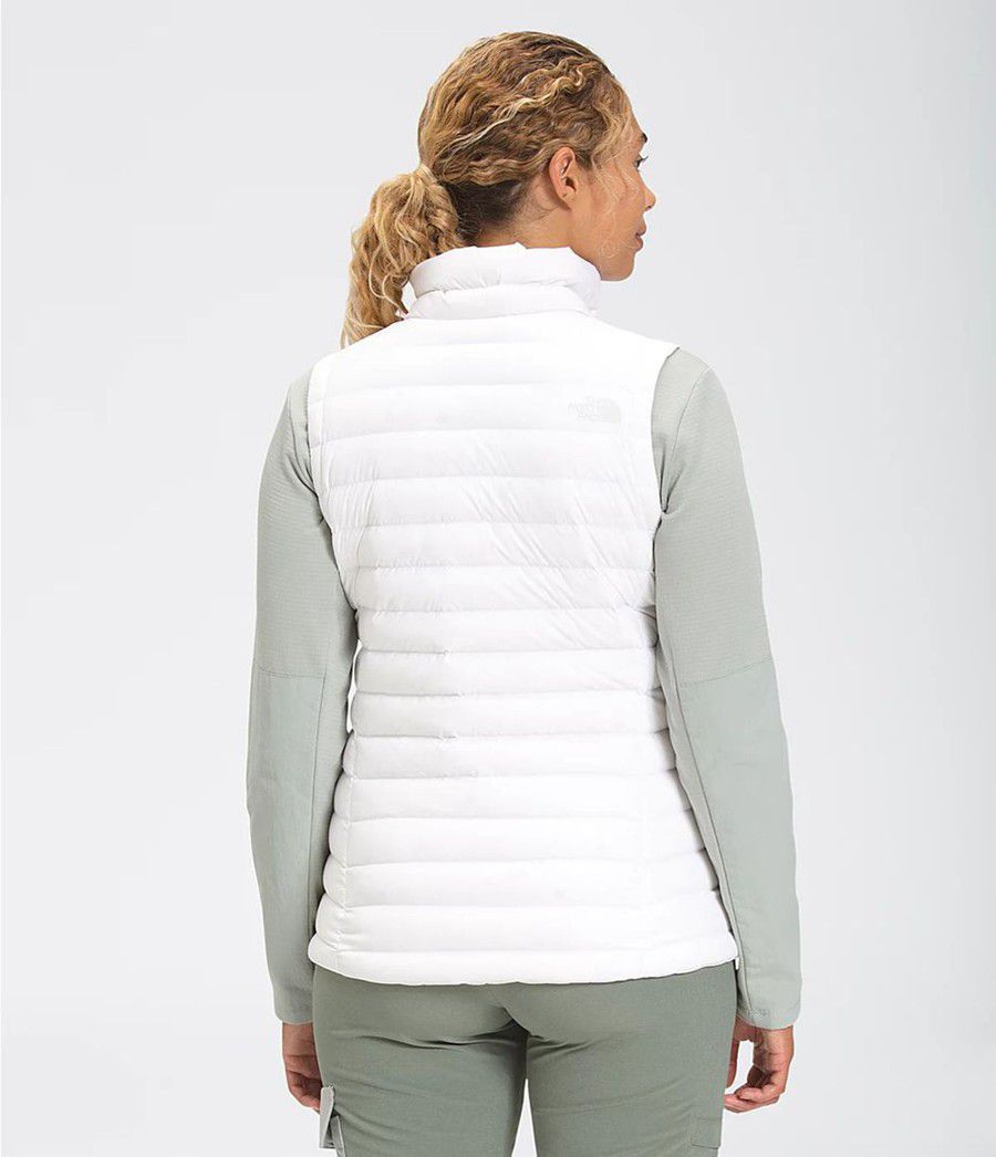 Dámské Vests The North Face Stretch Down Bílé | FBTOXPG-45