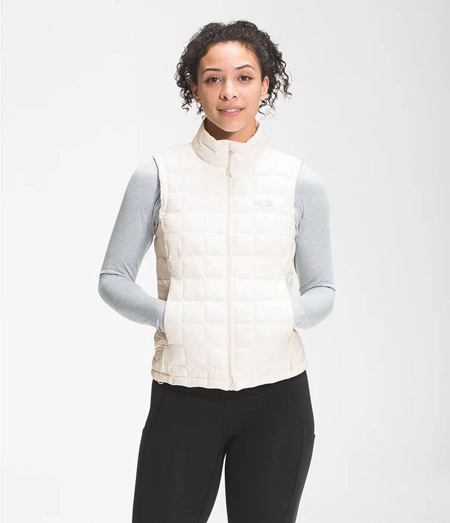 Dámské Vests The North Face Thermoball Eco 2.0 Bílé | VQLKWAS-53