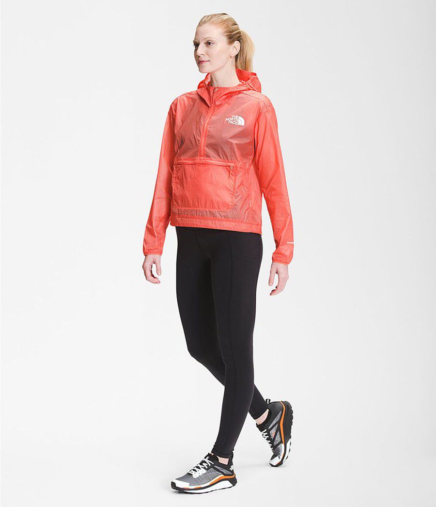 Dámské Vests The North Face Windy Peak Anorak Oranžové | NCRQWVL-79