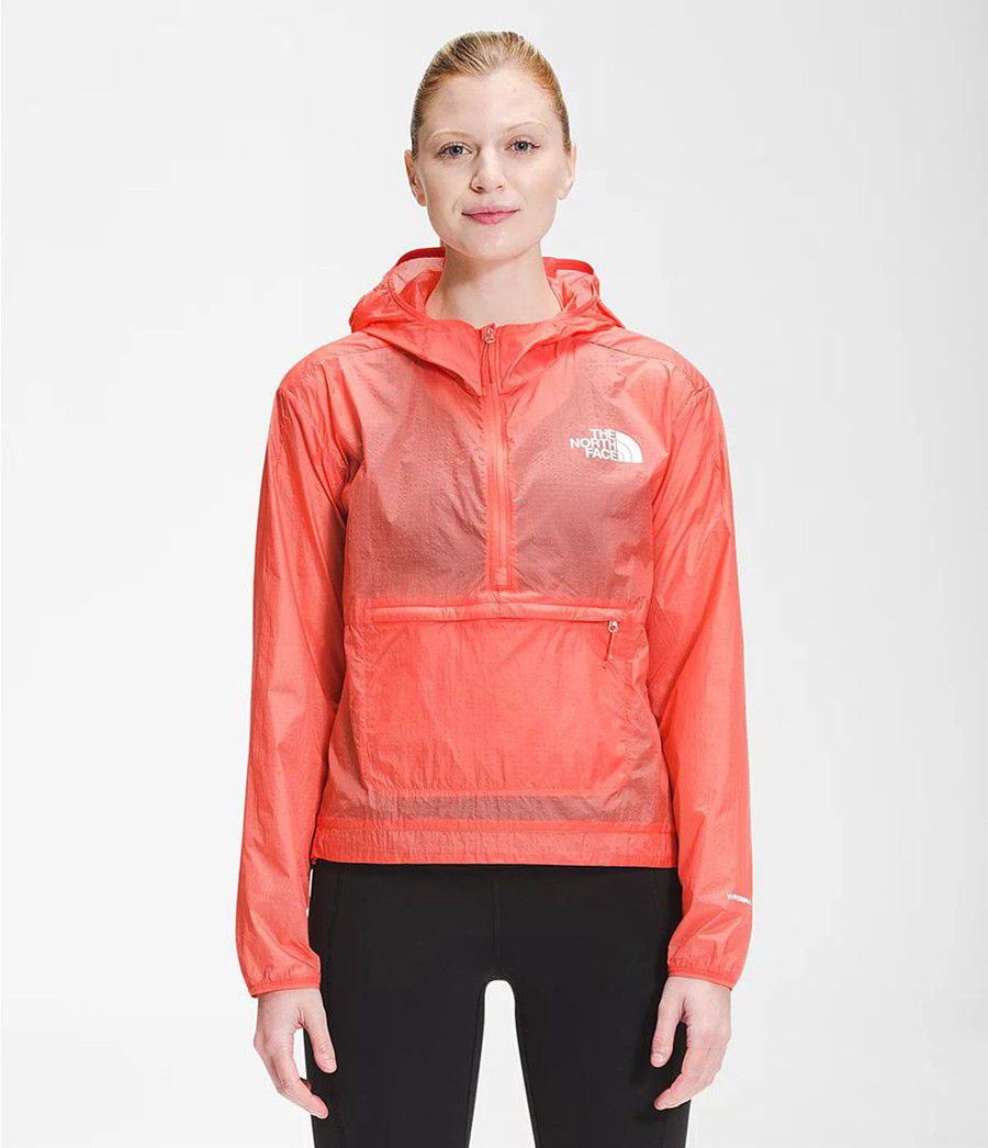 Dámské Vests The North Face Windy Peak Anorak Oranžové | NCRQWVL-79