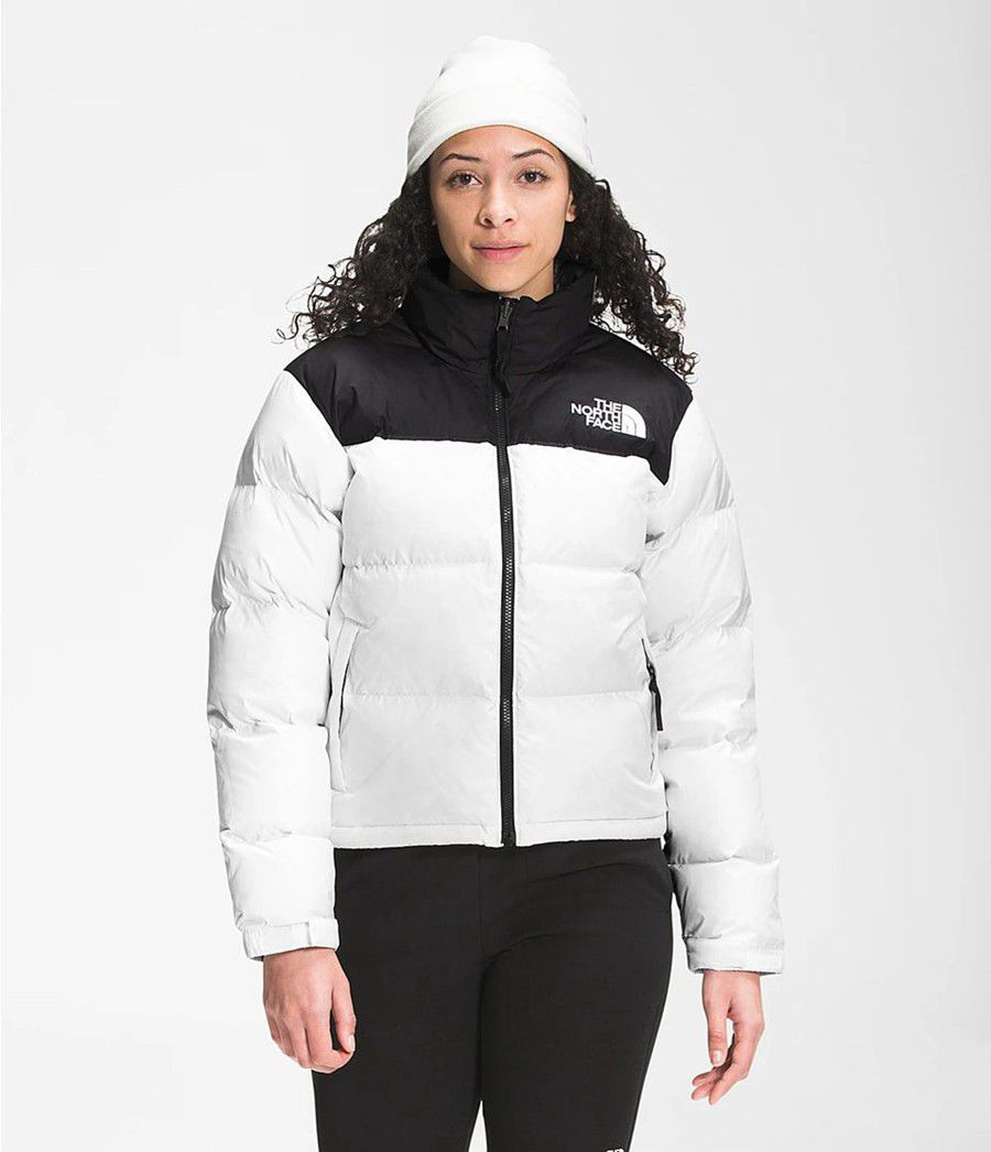 Dámské Zateplené Bundy The North Face 1996 Retro Nuptse Bílé | NLVHIZS-64