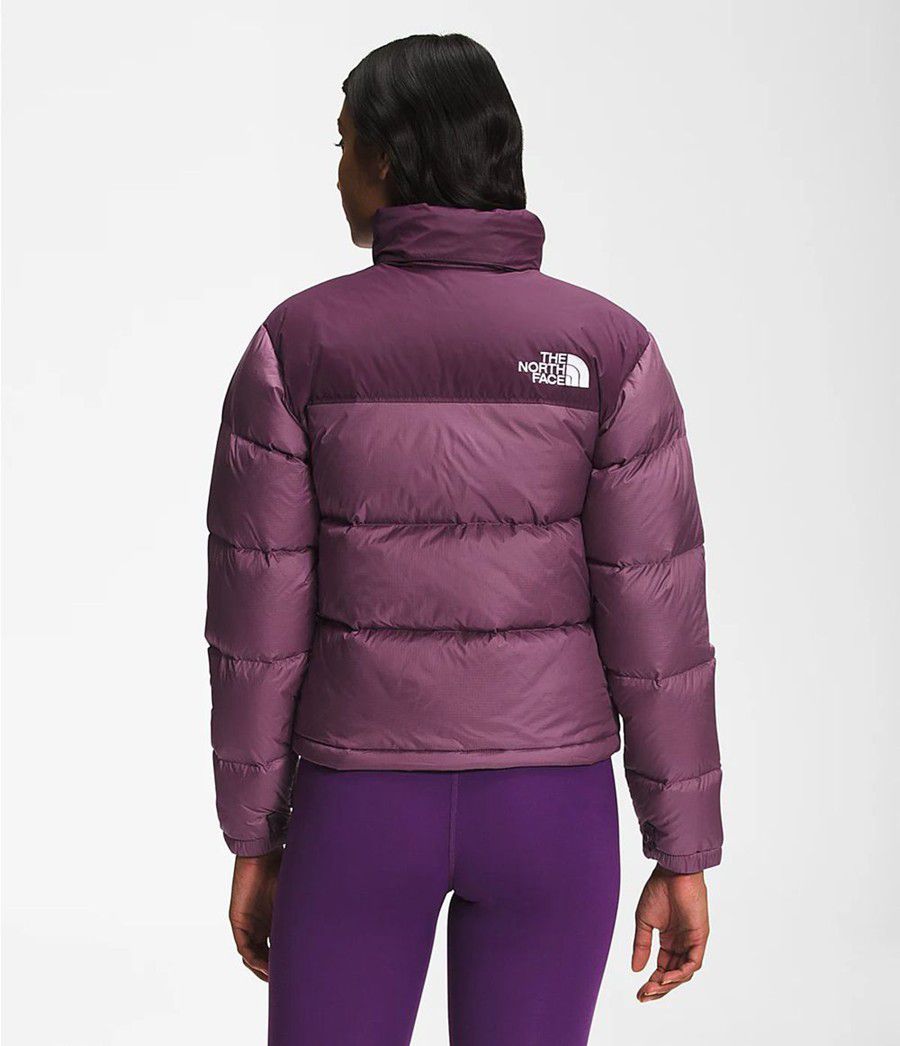 Dámské Zateplené Bundy The North Face 1996 Retro Nuptse Fialové | CWFPAUD-49