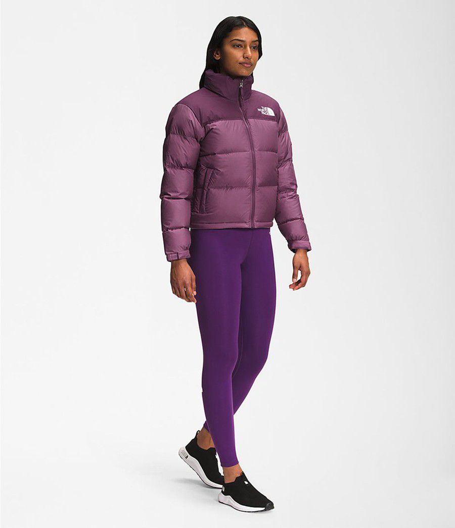 Dámské Zateplené Bundy The North Face 1996 Retro Nuptse Fialové | CWFPAUD-49