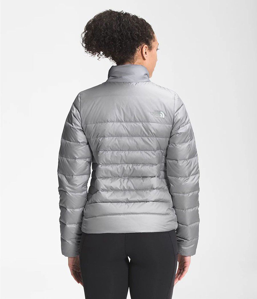 Dámské Zateplené Bundy The North Face Aconcagua Šedé | ONJZUDT-92