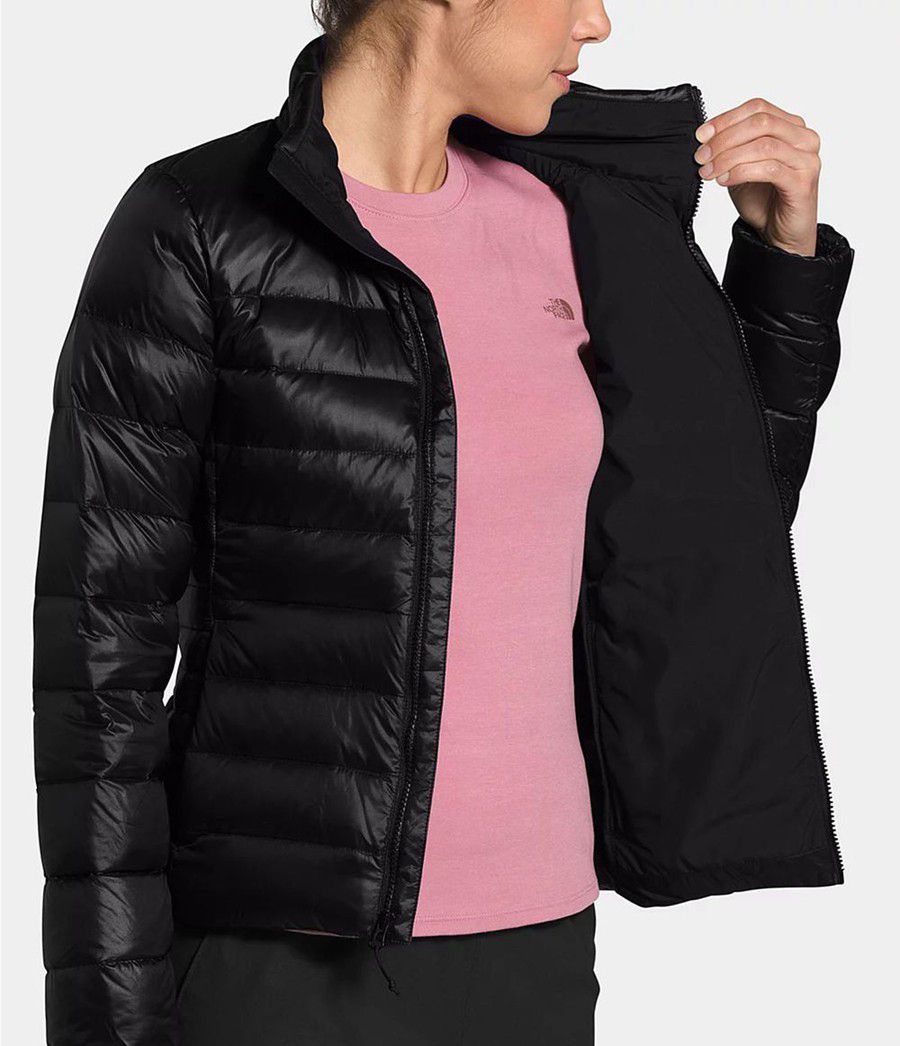 Dámské Zateplené Bundy The North Face Aconcagua Černé | IBNCUHE-34