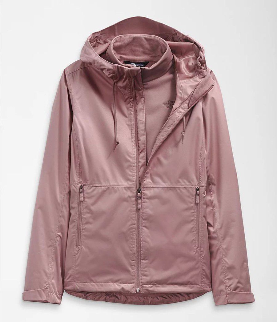 Dámské Zateplené Bundy The North Face Arrowood Triclimate® Světle Fialové | QDKTOXM-61