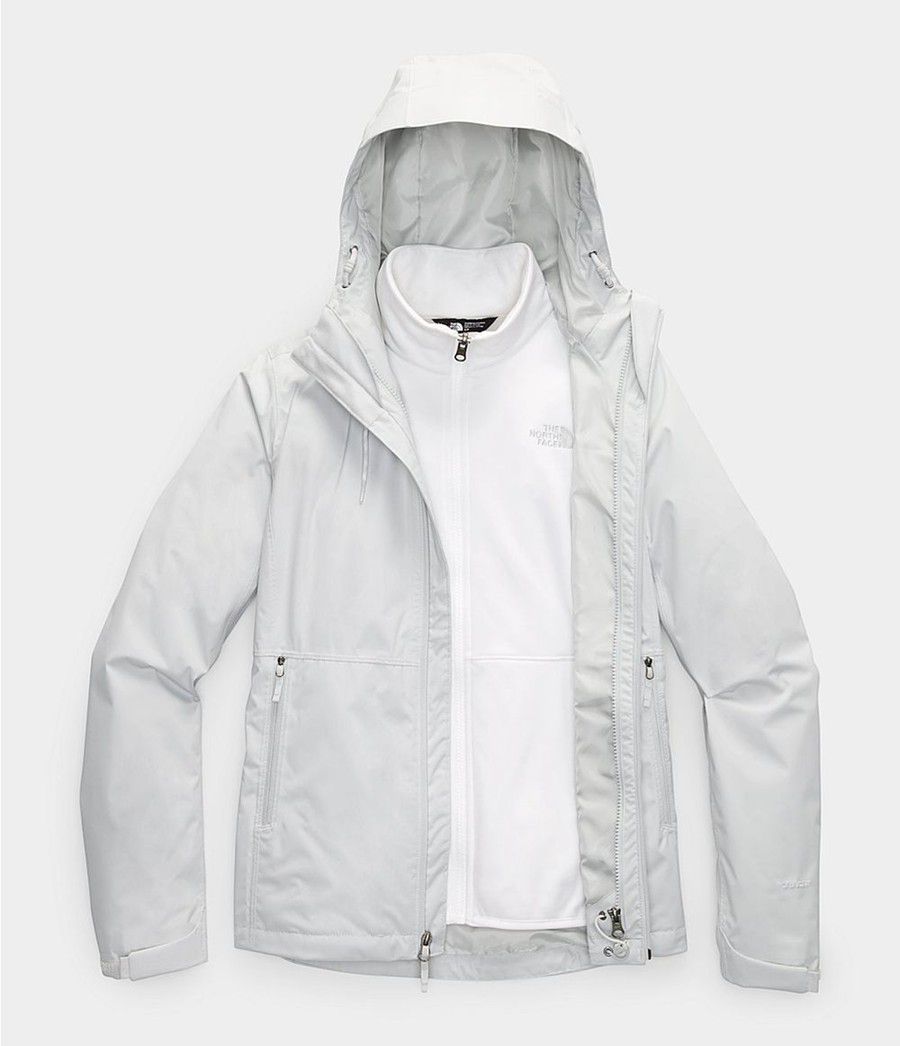 Dámské Zateplené Bundy The North Face Arrowood Triclimate® Šedé | XULNRAJ-20