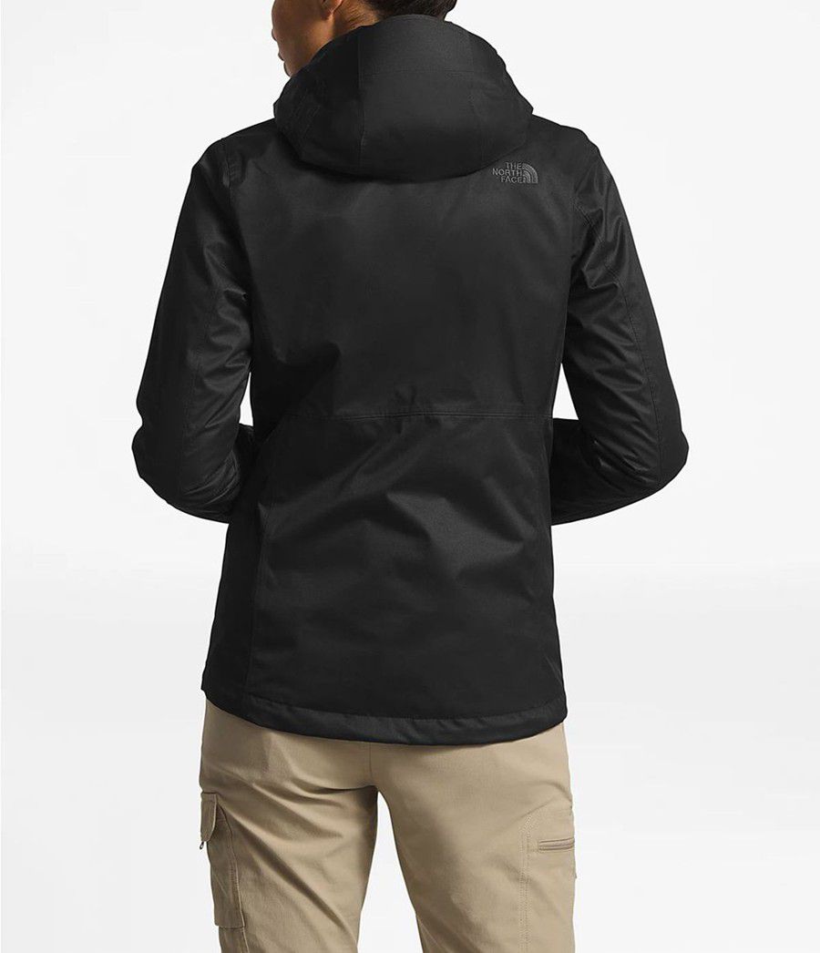 Dámské Zateplené Bundy The North Face Arrowood Triclimate® Černé | UZNFCJO-60