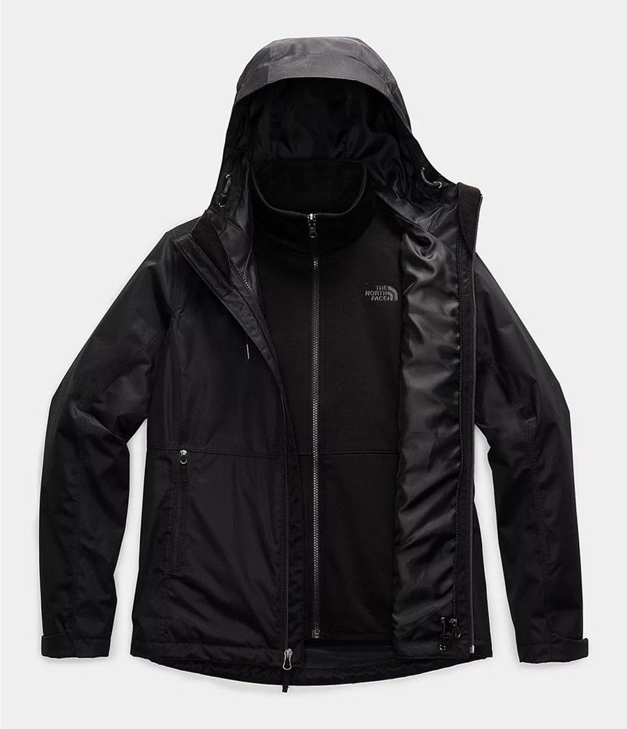 Dámské Zateplené Bundy The North Face Arrowood Triclimate® Černé | UZNFCJO-60