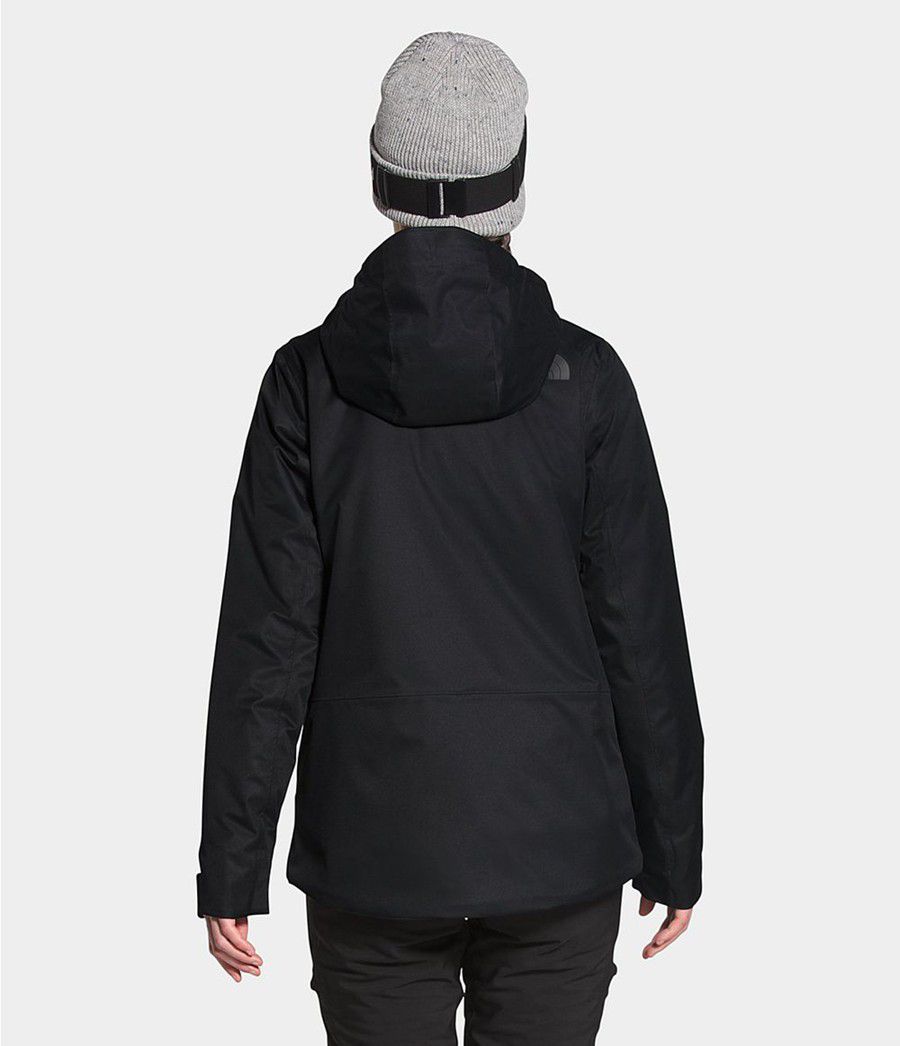 Dámské Zateplené Bundy The North Face Clementine Triclimate® Černé | HFCAOGW-58