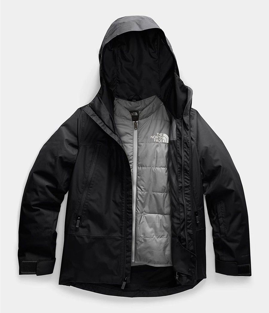 Dámské Zateplené Bundy The North Face Clementine Triclimate® Černé | HFCAOGW-58