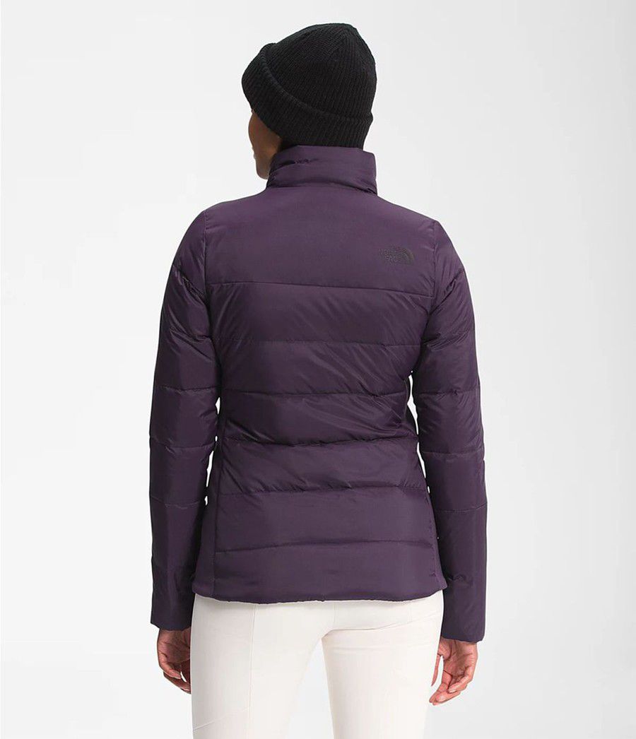 Dámské Zateplené Bundy The North Face Evelu Down Hybrid Tmavě Fialové | MNXGVQL-86