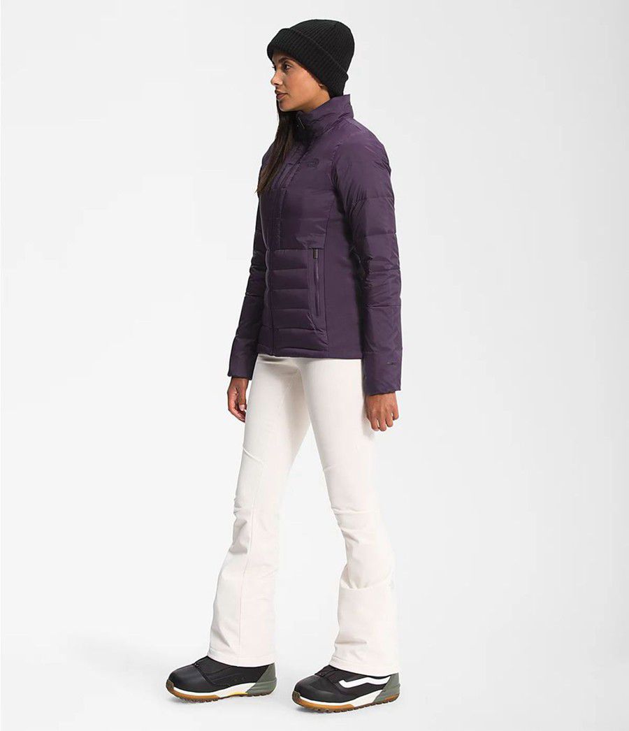 Dámské Zateplené Bundy The North Face Evelu Down Hybrid Tmavě Fialové | MNXGVQL-86