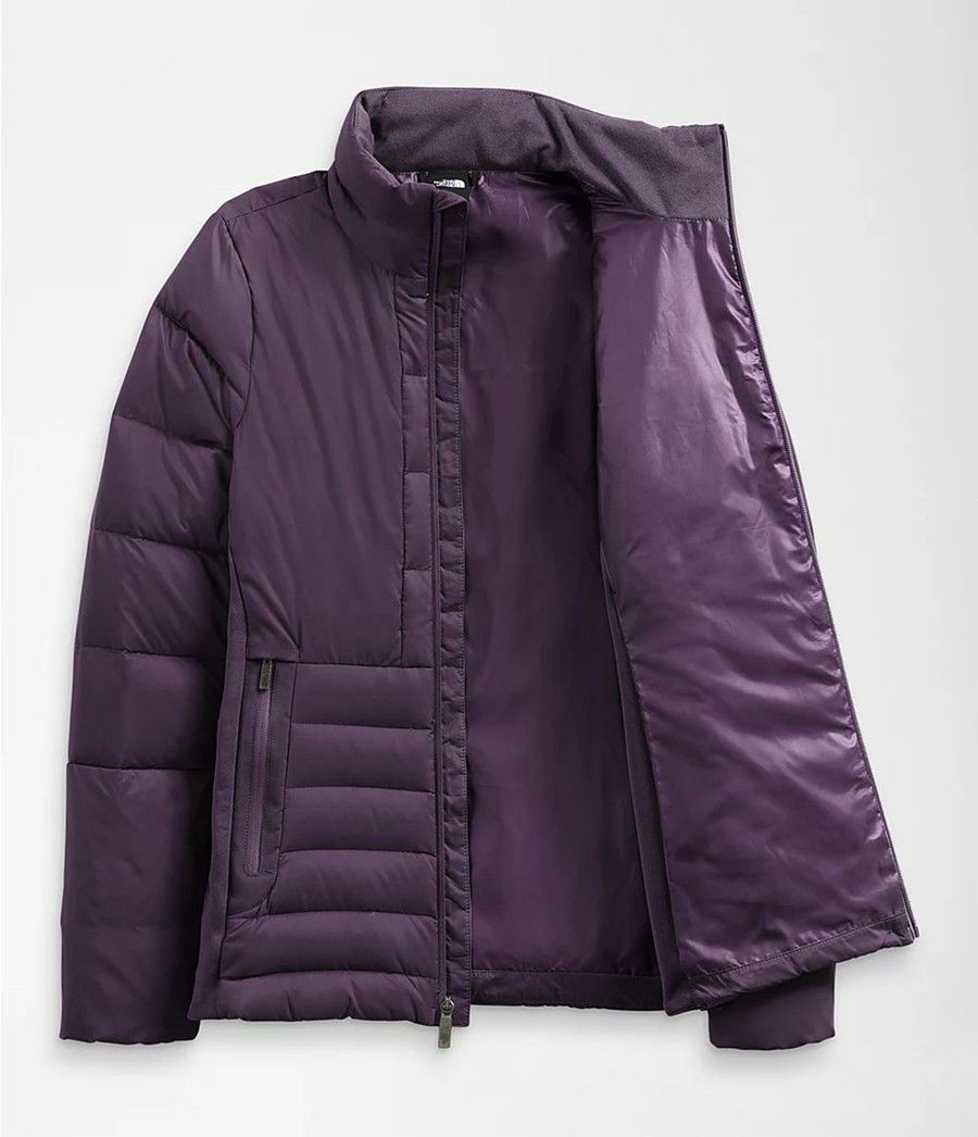 Dámské Zateplené Bundy The North Face Evelu Down Hybrid Tmavě Fialové | MNXGVQL-86