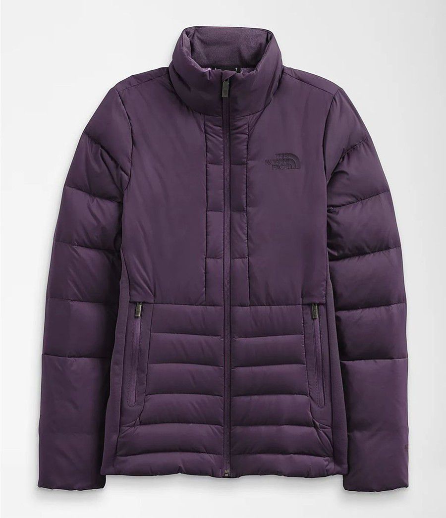 Dámské Zateplené Bundy The North Face Evelu Down Hybrid Tmavě Fialové | MNXGVQL-86