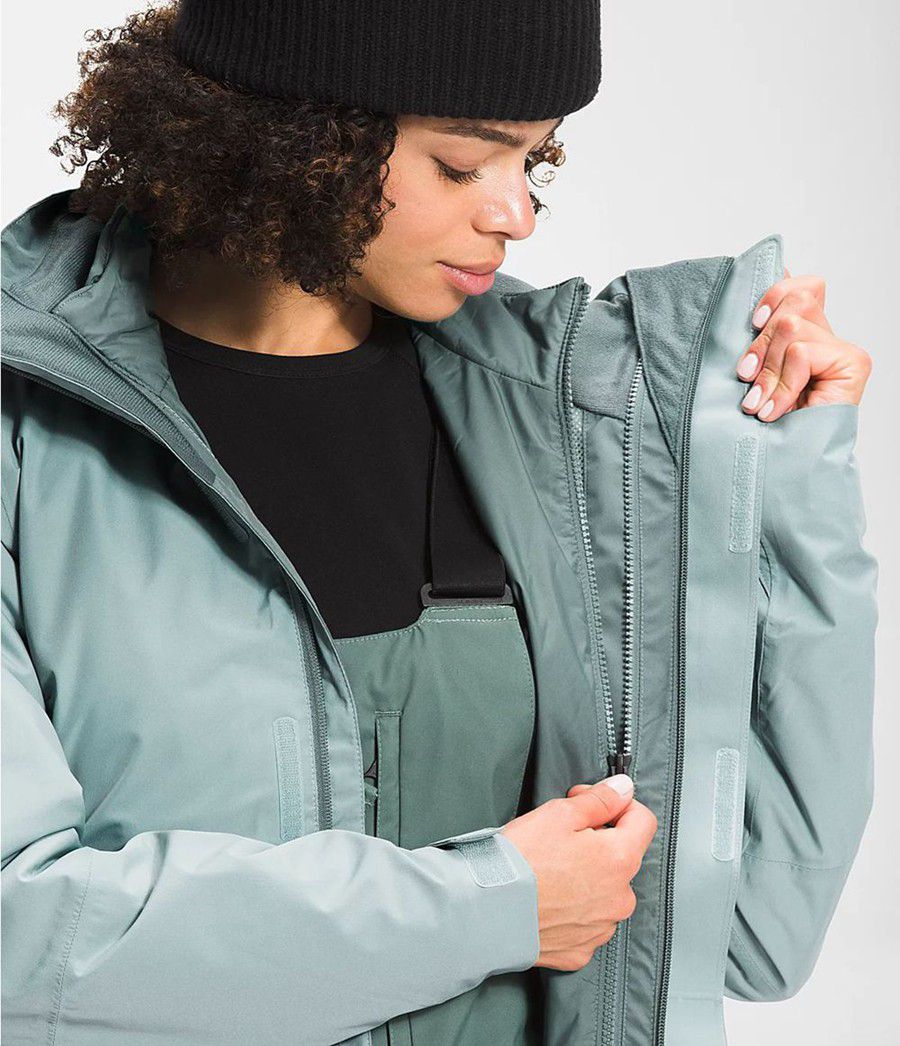 Dámské Zateplené Bundy The North Face Garner Triclimate® Blankyt | JOEHVIG-52