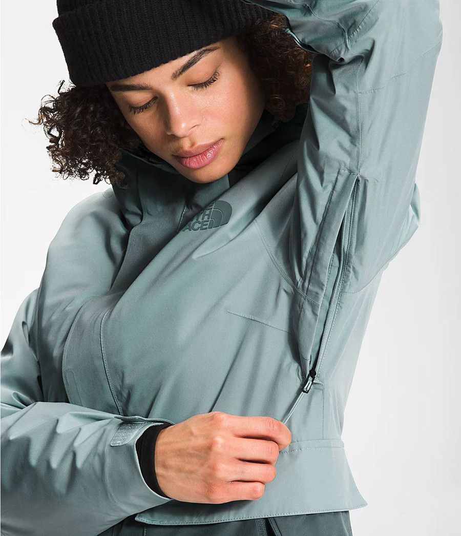 Dámské Zateplené Bundy The North Face Garner Triclimate® Blankyt | JOEHVIG-52