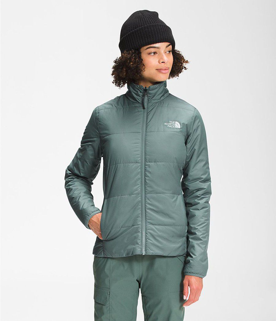 Dámské Zateplené Bundy The North Face Garner Triclimate® Blankyt | JOEHVIG-52