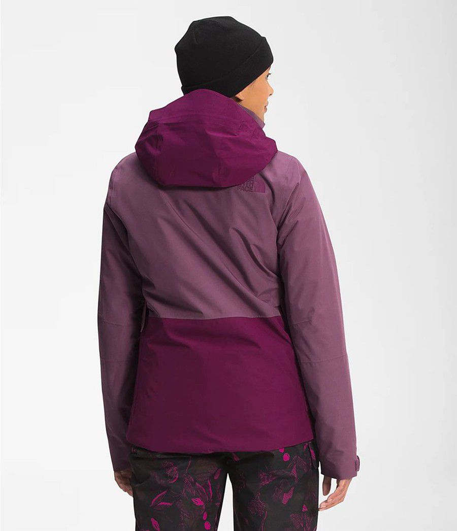 Dámské Zateplené Bundy The North Face Garner Triclimate® Fialové | HNLZRIX-16