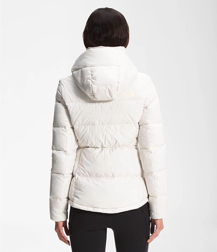 Dámské Zateplené Bundy The North Face Metropolis Bílé | JGHCTDV-47