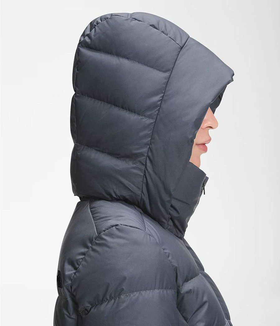 Dámské Zateplené Bundy The North Face Metropolis Šedé | GTEPDCB-70