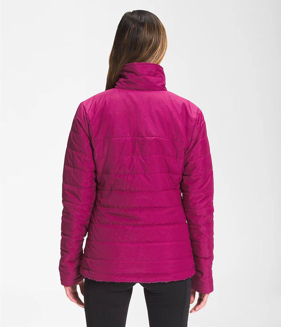 Dámské Zateplené Bundy The North Face Mossbud Reversible Růžové | BUDJILF-62