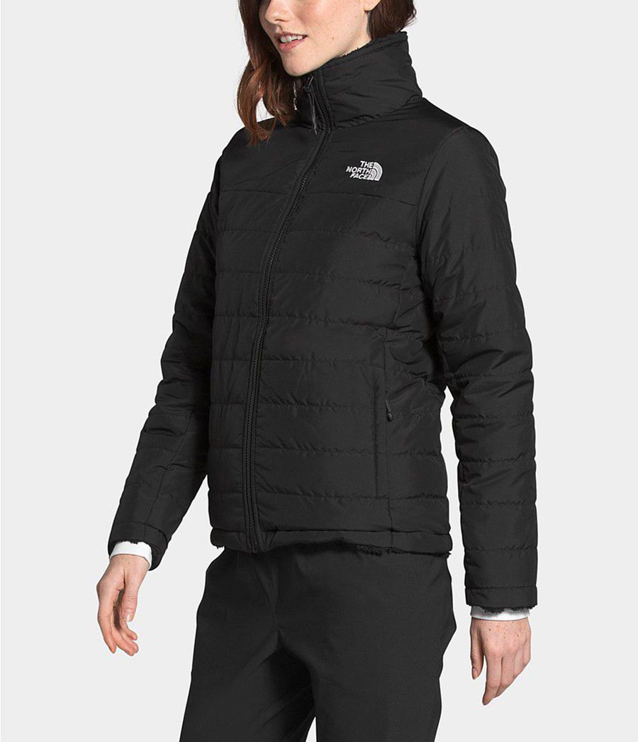 Dámské Zateplené Bundy The North Face Mossbud Reversible Černé | LWXFSUH-24