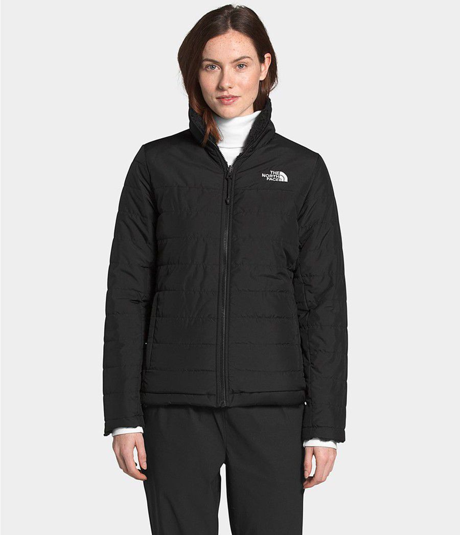 Dámské Zateplené Bundy The North Face Mossbud Reversible Černé | LWXFSUH-24