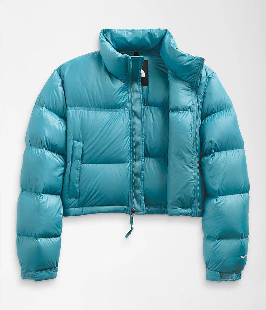 Dámské Zateplené Bundy The North Face Nuptse Short Blankyt | MXLIJWH-96