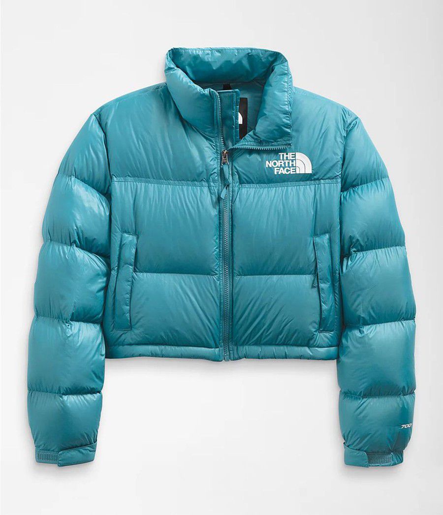 Dámské Zateplené Bundy The North Face Nuptse Short Blankyt | MXLIJWH-96
